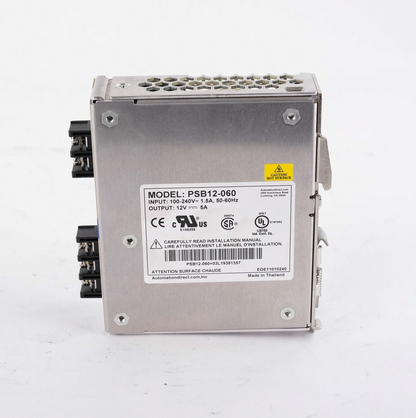 Rhino PSB12-060 Power Supply 100-240V 1.5A / 12V 5A PSB12060