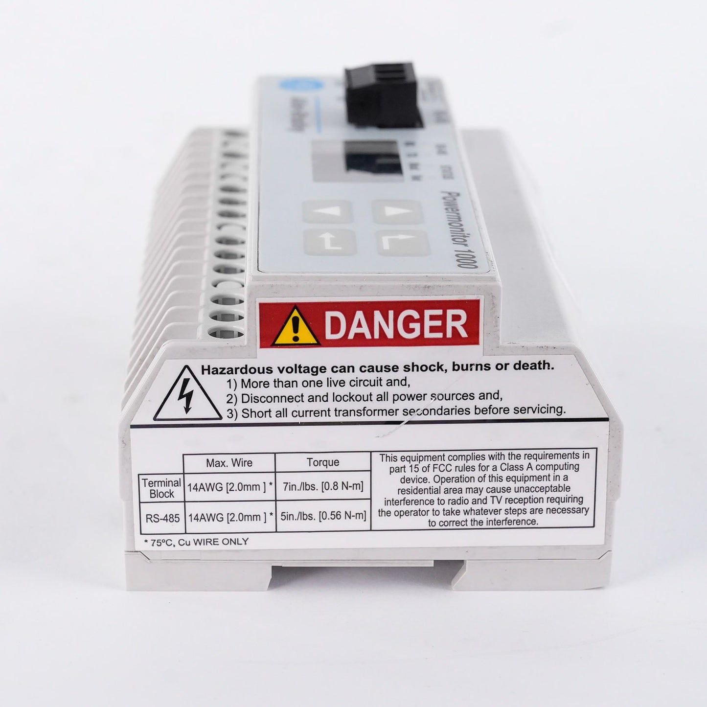 Allen Bradley 1408-TS3A-ENT /B PowerMonitor 1000 FRN 4.019 1408TS3AENT