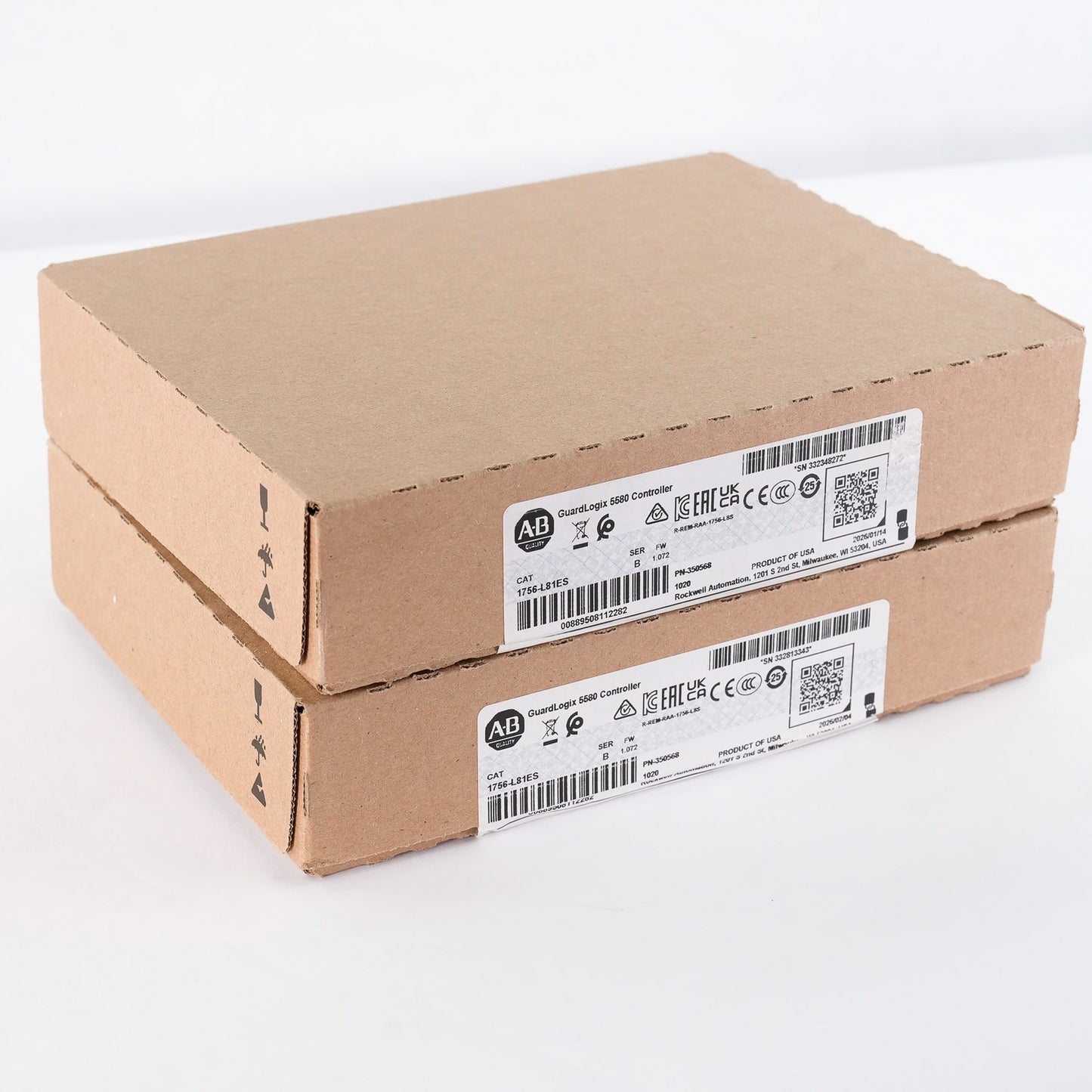 Allen Bradley 1756-L81ES /B GuardLogix 5580 Safety Controller - Sealed Surplus