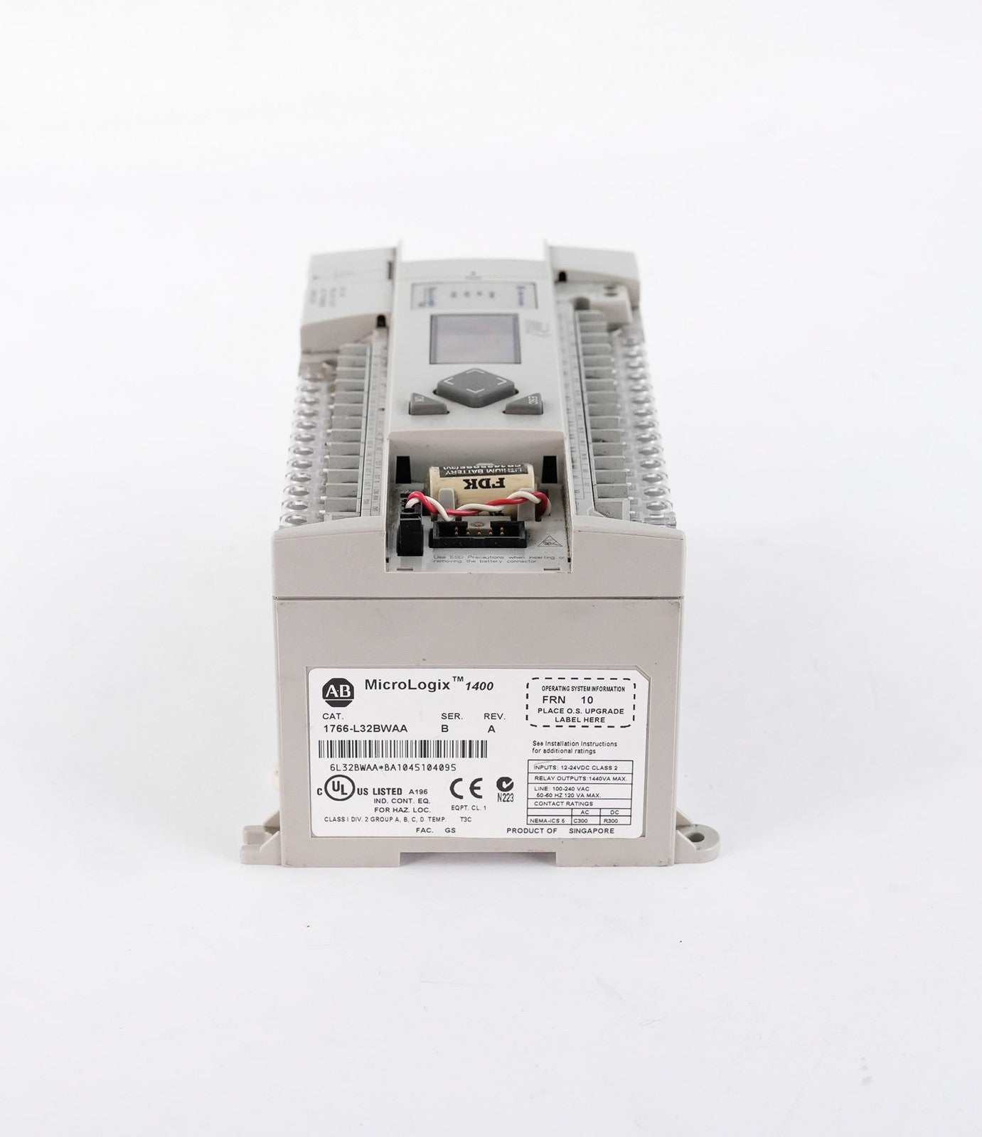Allen Bradley 1766-L32BWAA /B Rev A MicroLogix 1400 PLC Controller 1766L32BWAA