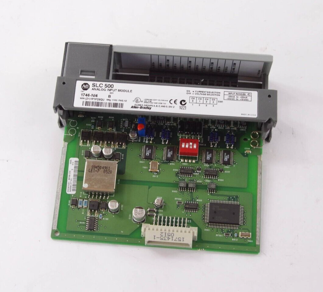 Allen Bradley 1746-NI4 / 1746NI4 Ser B SLC 500 Analog Input Module