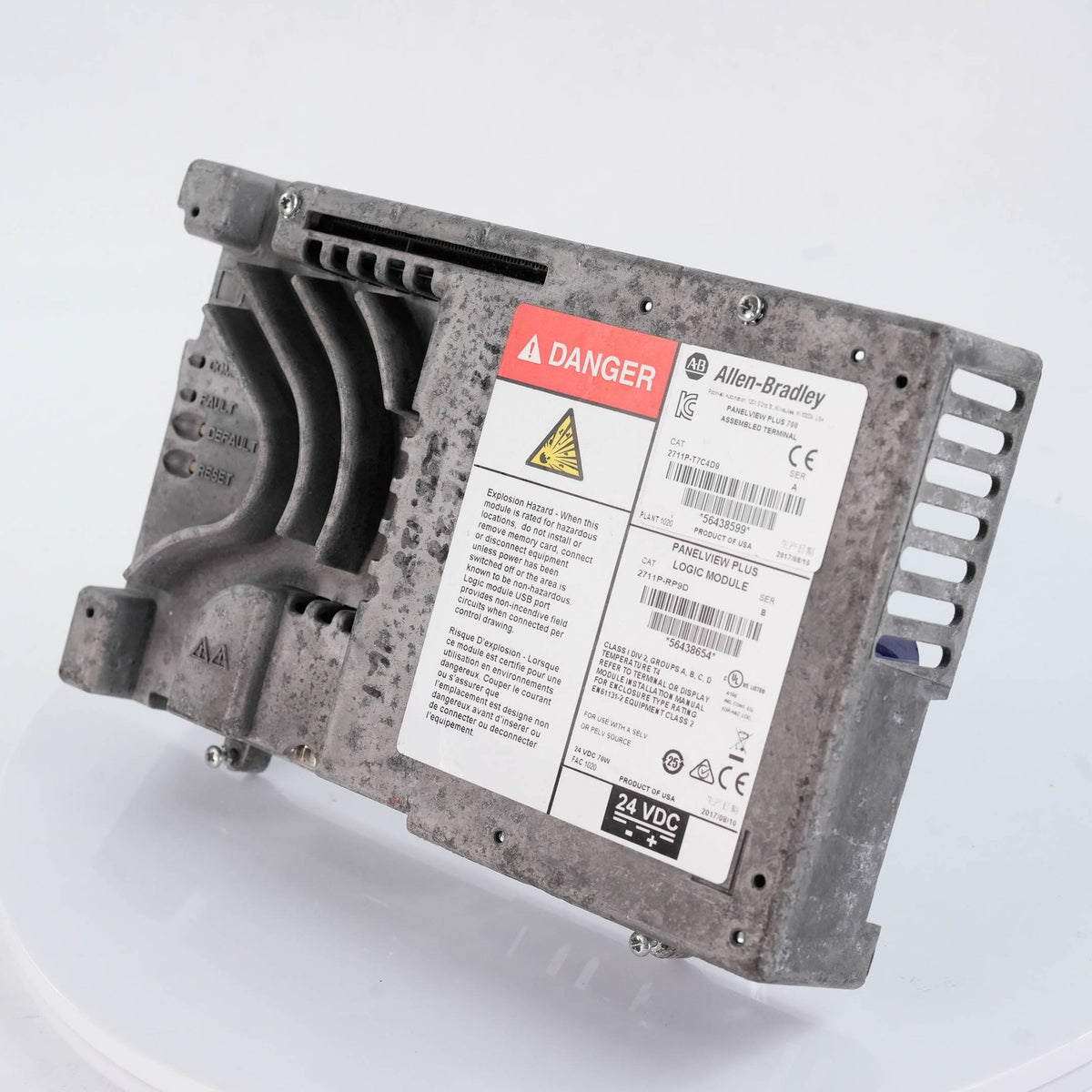 Allen Bradley 2711P-RP9D Ser B PanelView Plus 6 Logic Module 24VDC