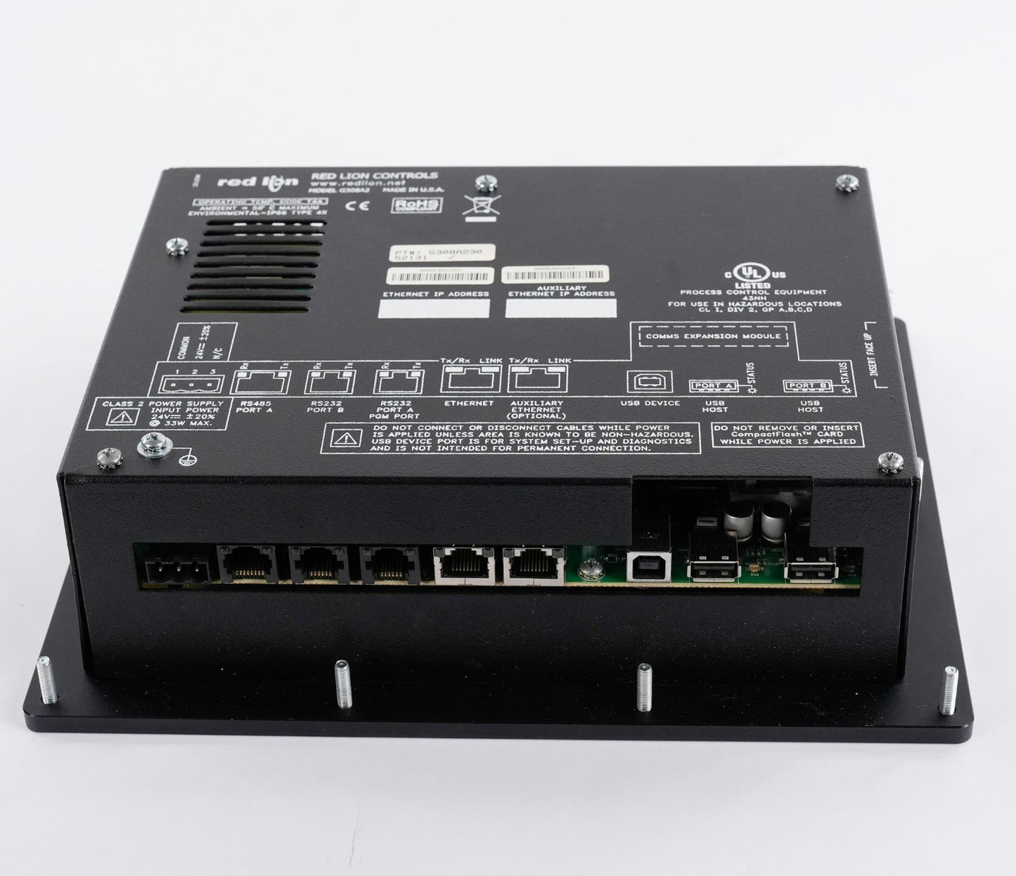 Red Lion Controls G308A230 / G308A2 Operator Interface Panel Display