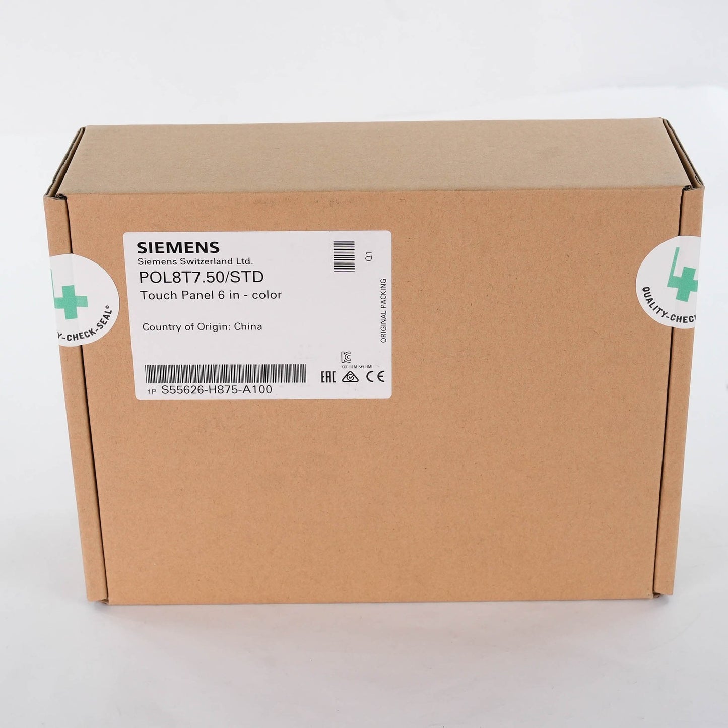 SIEMENS POL8T7.50/STD Climatix HMI Display Terminal POL8T750STD RS485 24V AC/DC
