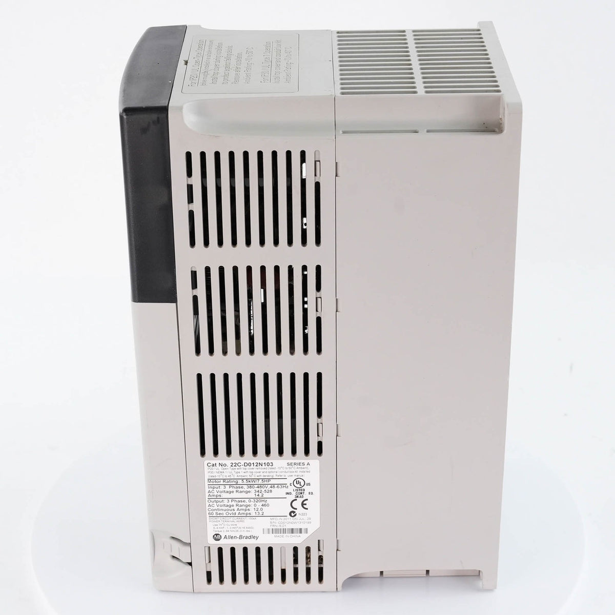 Allen Bradley 22C-D012N103 Ser A PowerFlex 400 AC Drive 480V 5.5kW 7.5HP 12A