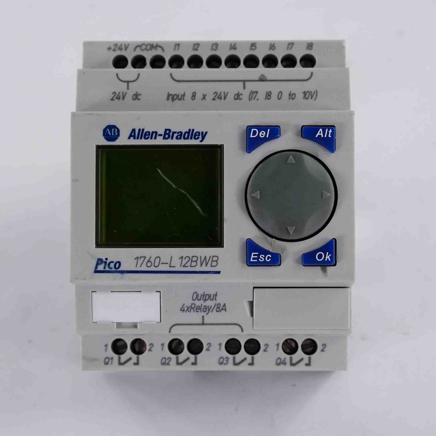 Allen-Bradley 1760-L12BWB /B Rev D Pico Controller 24VDC 1760L12BWB