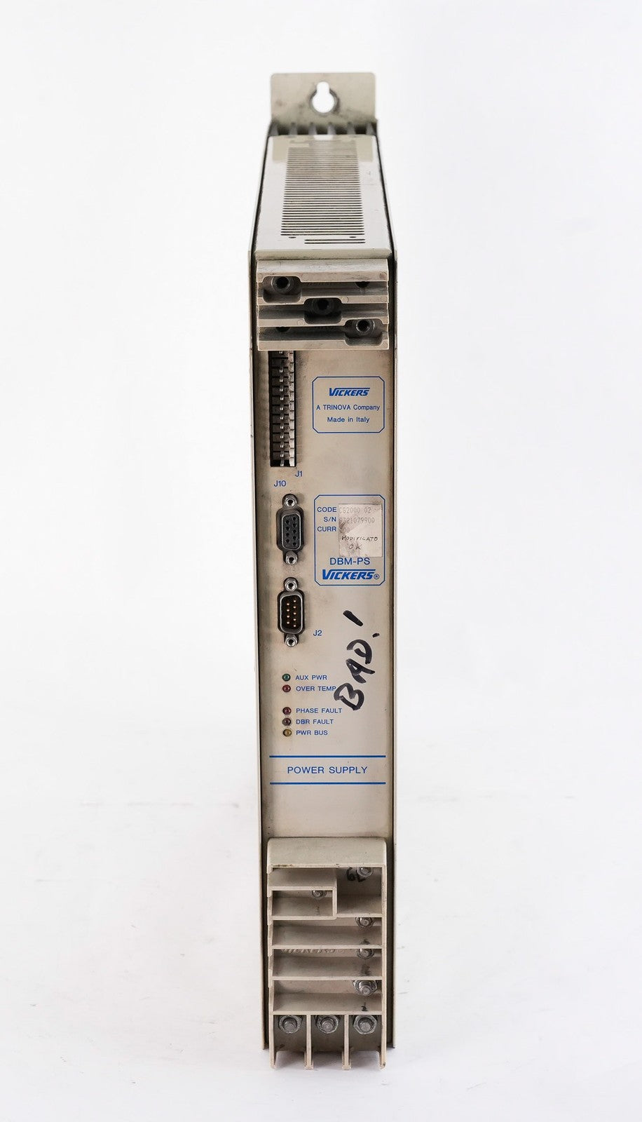 Vickers DBM-PS CG2000 02 Servo Drive Power Supply DBMPS - For Parts