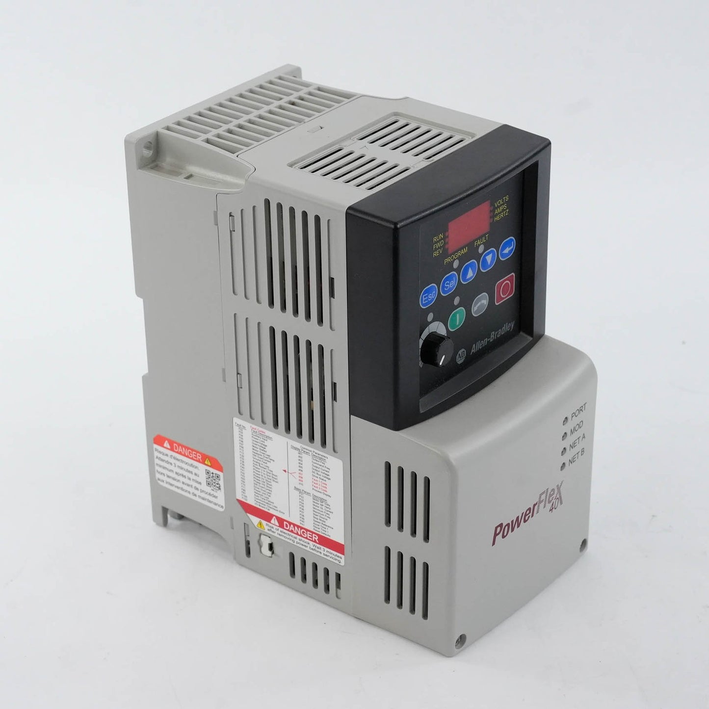 Allen Bradley 22B-D4P0N104 Ser A PowerFlex 40 AC Drive 480V 3PH 2HP 1.5kW