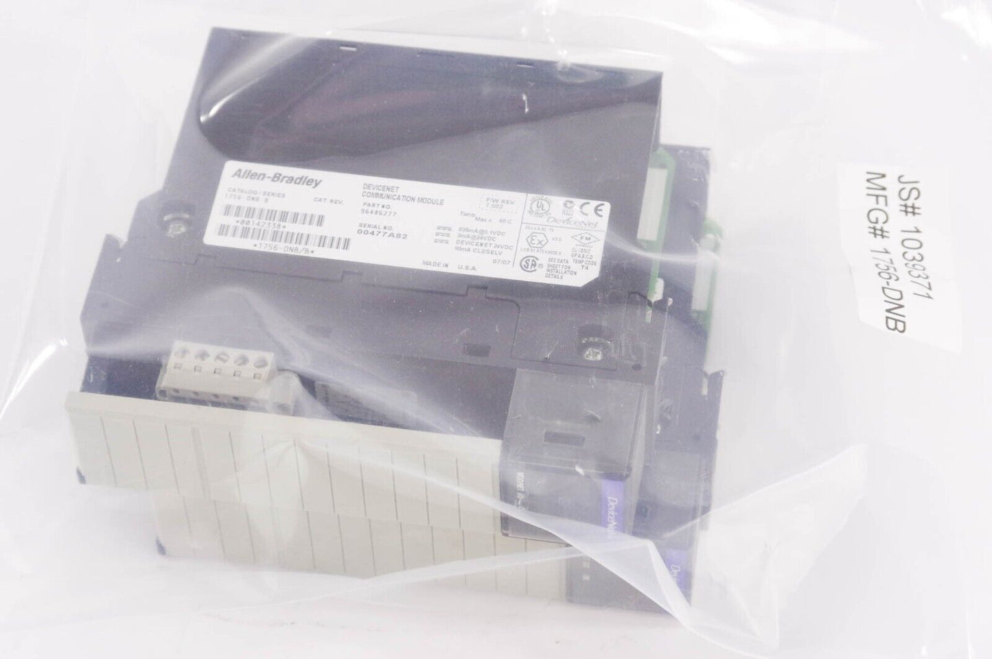 Allen Bradley 1756-DNB / 1756DNB Ser B DeviceNet Communication Module