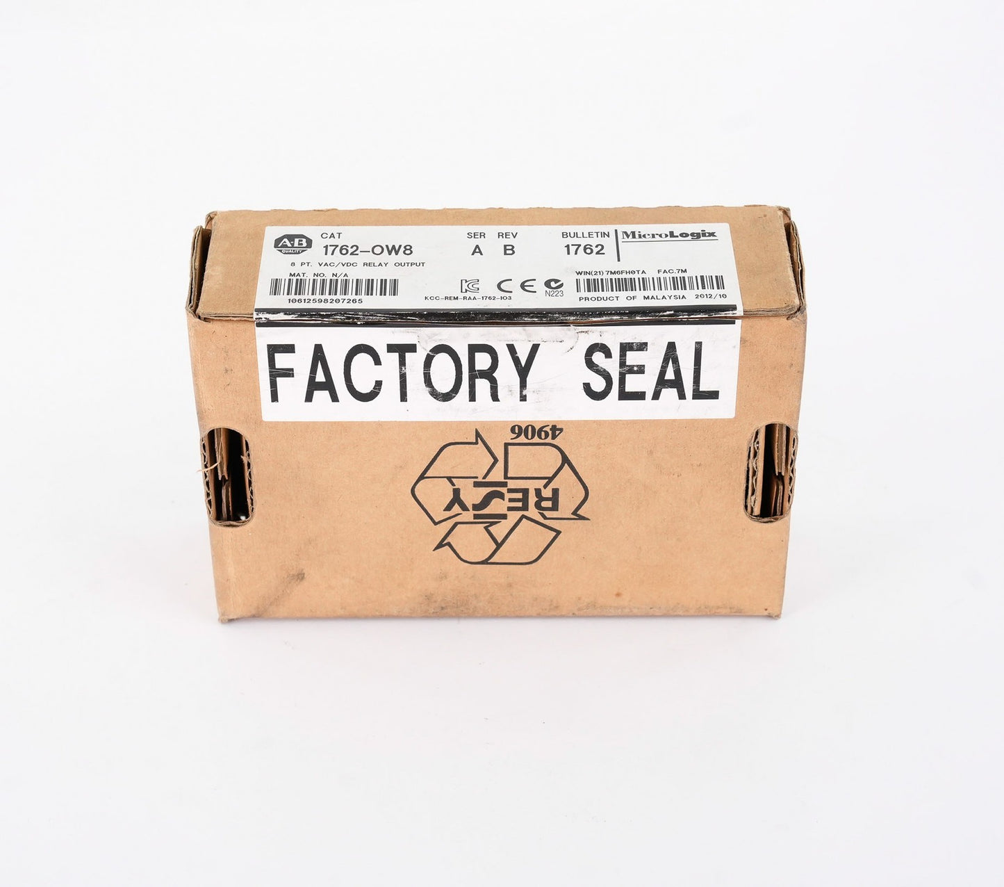 Allen Bradley 1762-OW8 /A MicroLogix 8 Point Relay Output Module - Open Box