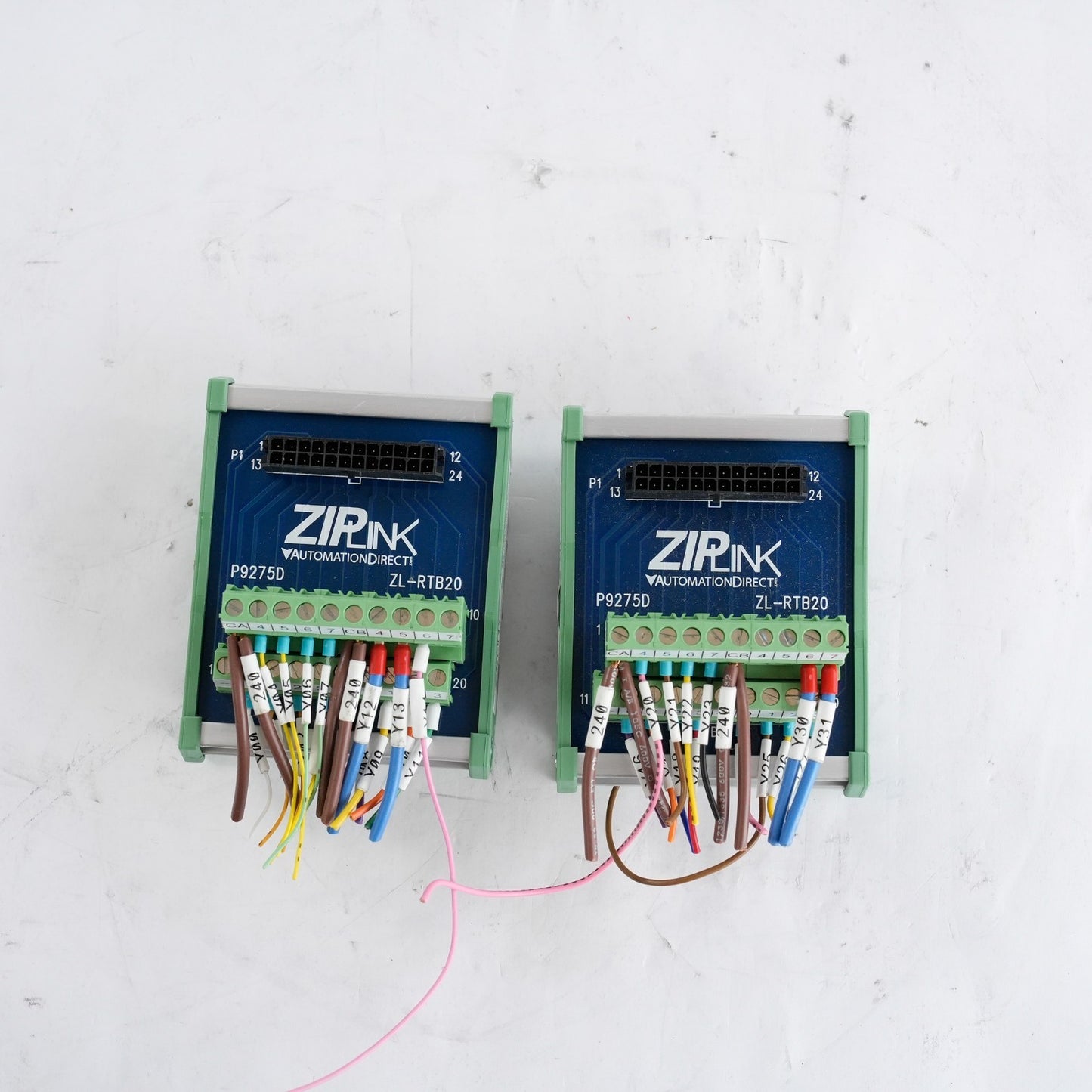Automation Direct Ziplink ZL-RTB20 P9275D Feedthrough Module Terminal Block