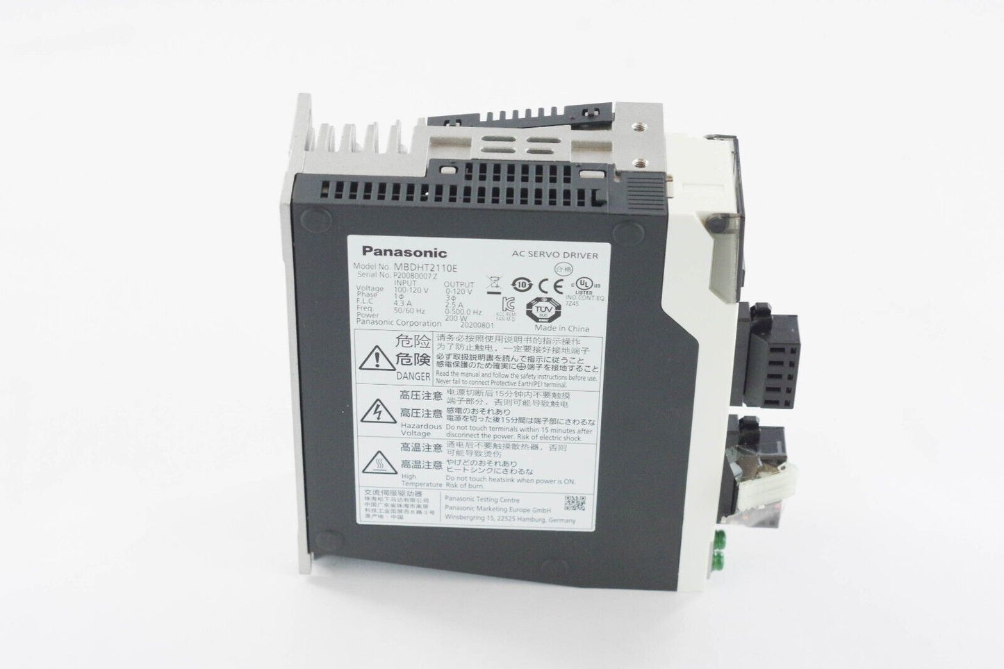 Panasonic MBDHT2110E AC Servo Drive - New Without Box