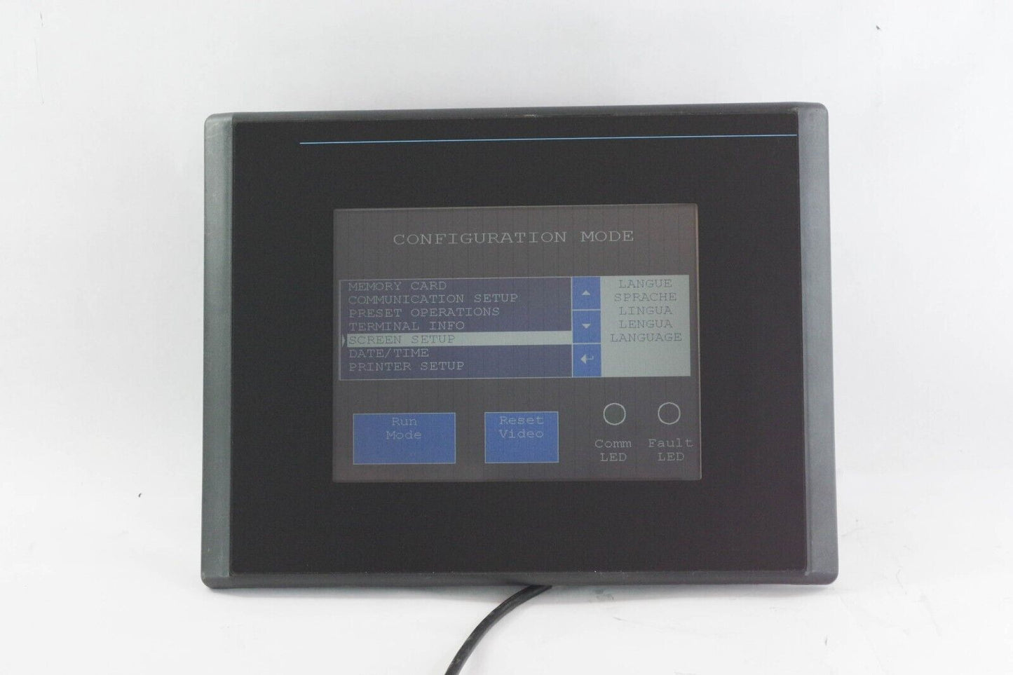 Allen Bradley 2711-T10C20 Ser E PanelView 1000 Touchscreen HMI - New Overlay