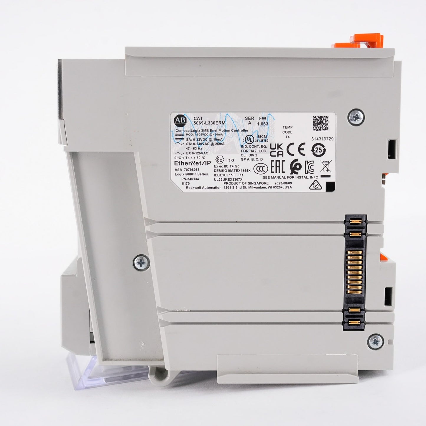 Allen Bradley 5069-L330ERM /A CompactLogix 5380 Controller 3MB 5069L330ERM