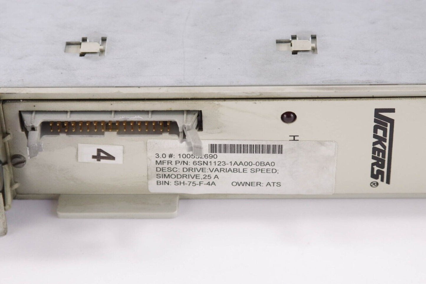 Vockers SIEMENS 6SN1123-1AA00-0BA0 SIMODRIVE LT-MODUL INT. 25A