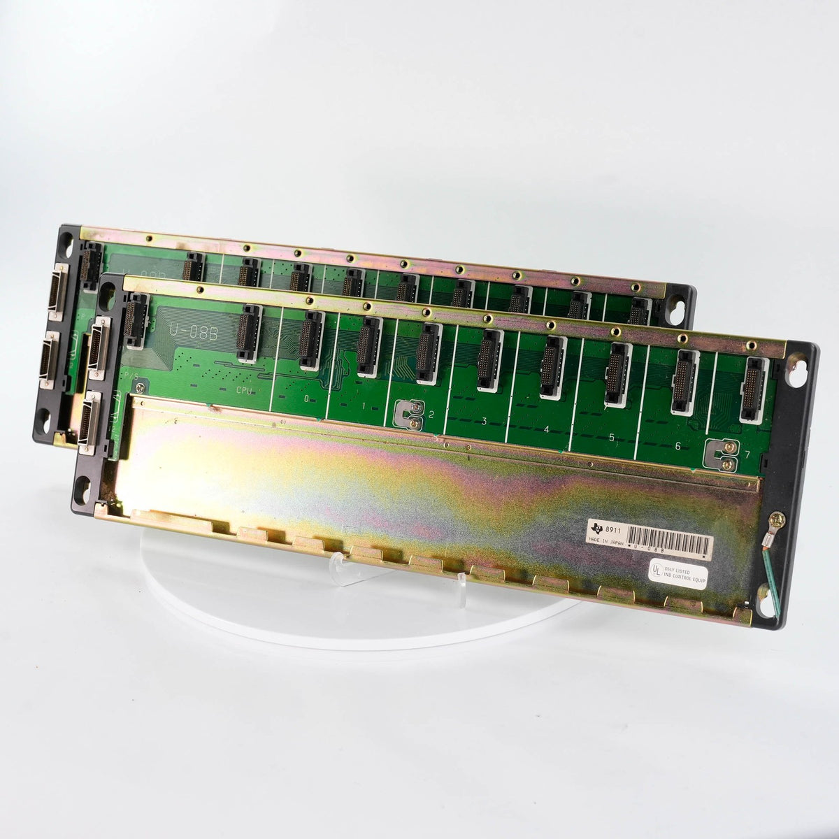 Texas Instruments U-08B 8-Slot I/O Base Series 500 505 PLC Rack Chassis U08B