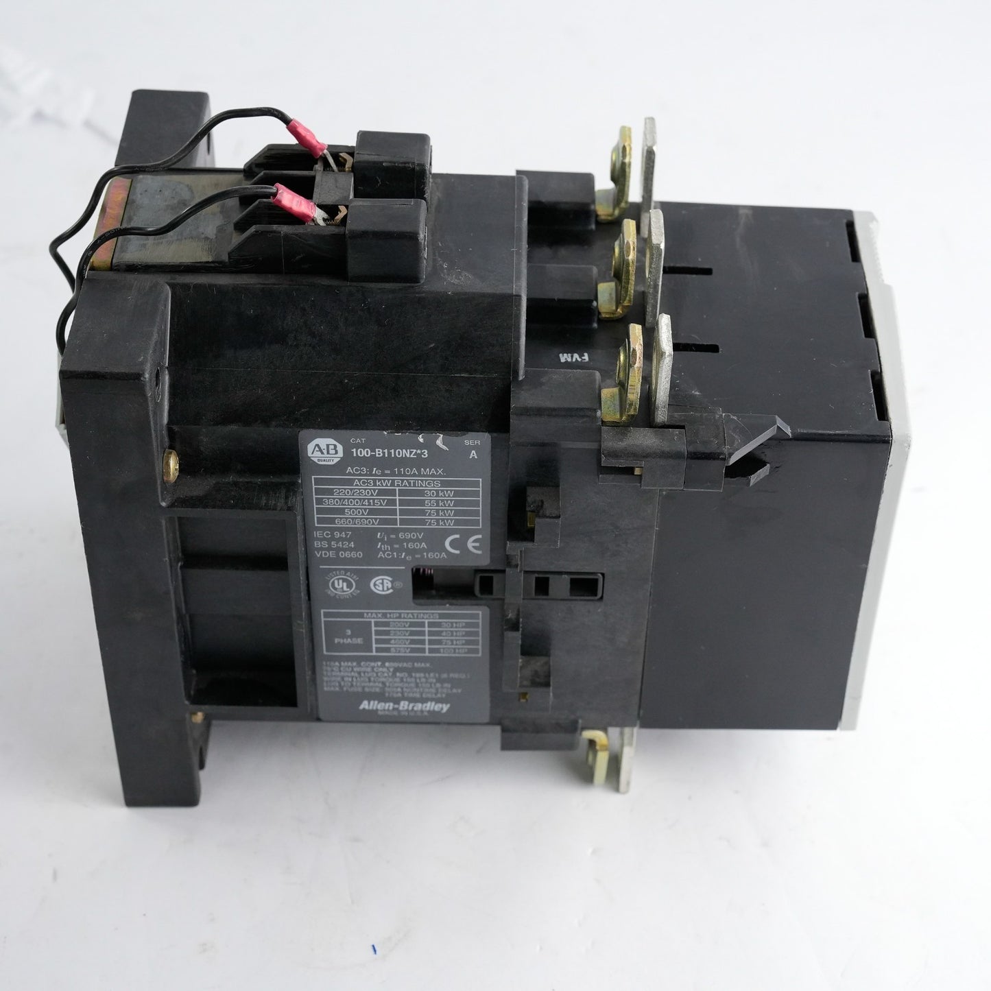 Allen Bradley 100-B110NZ*3 /A Contactor 100B110NZ*3 220-690V 30-75kW