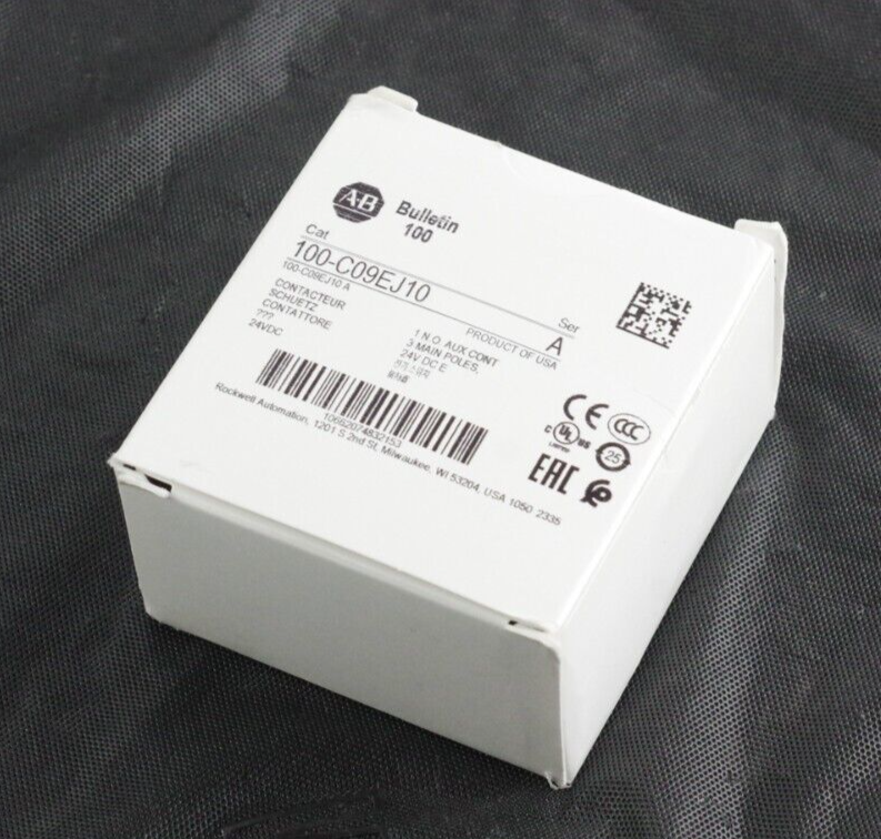 Allen Bradley 100-C09EJ10 Ser A Bulletin 100 Contactor 10A 3-Pole 24VDC