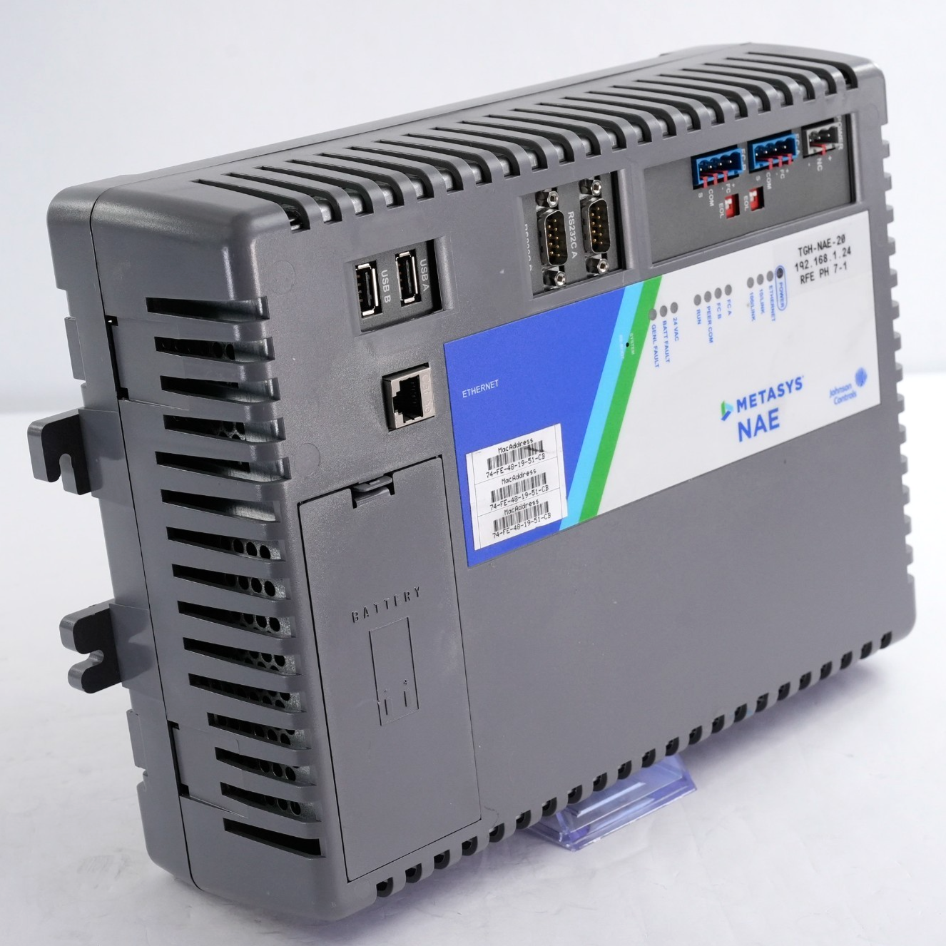 Johnson Controls Metasys MS-NAE5510-3 Controller Version 9.0 Rev G MSNAE55103