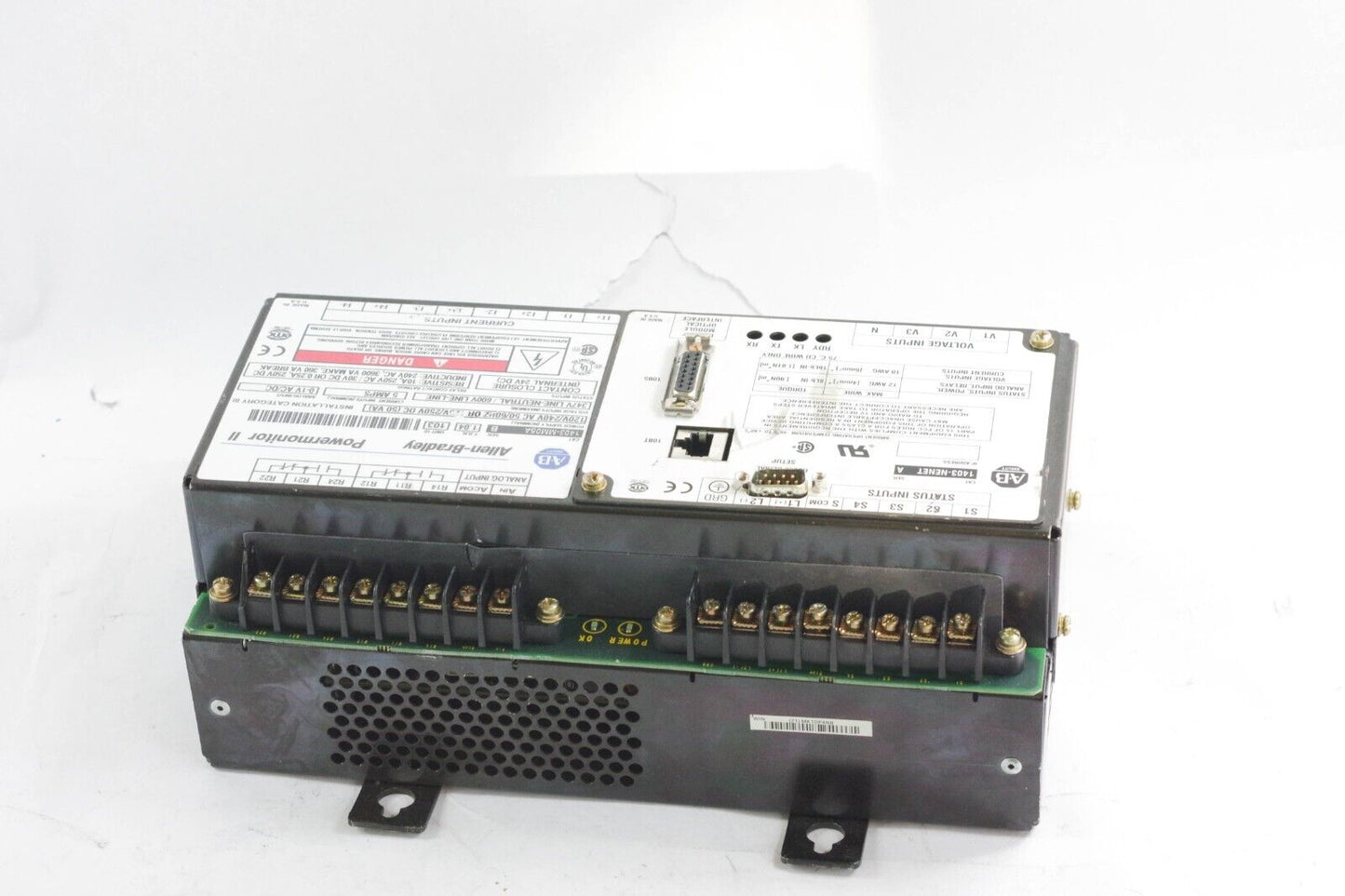 Allen Bradley 1403-MM05A / 1403MM05A Ser B  Powermonitor II + 1403-NENET