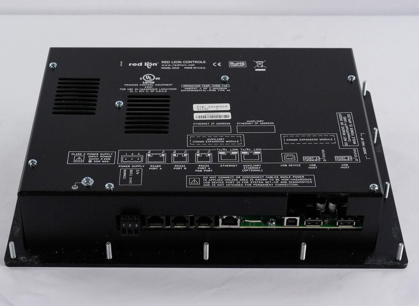 Red Lion G310 HMI Operator Interface Touchscreen Display G310C210 - Open Box