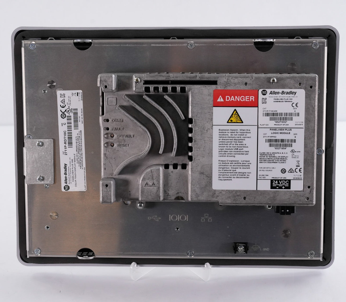 Allen Bradley 2711P-T10C4D8 /A PanelView Plus 1000 RP8D/B - Without Original Box