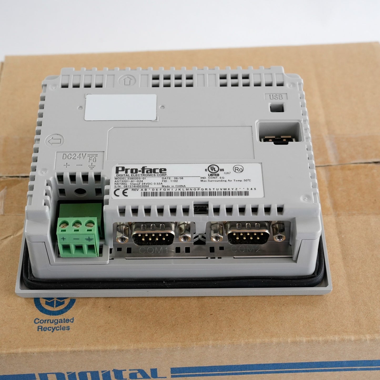 Pro-face 3580205-01 Touch Screen Panel AST3201-A1-D24 24VDC 0.52A - Open Box