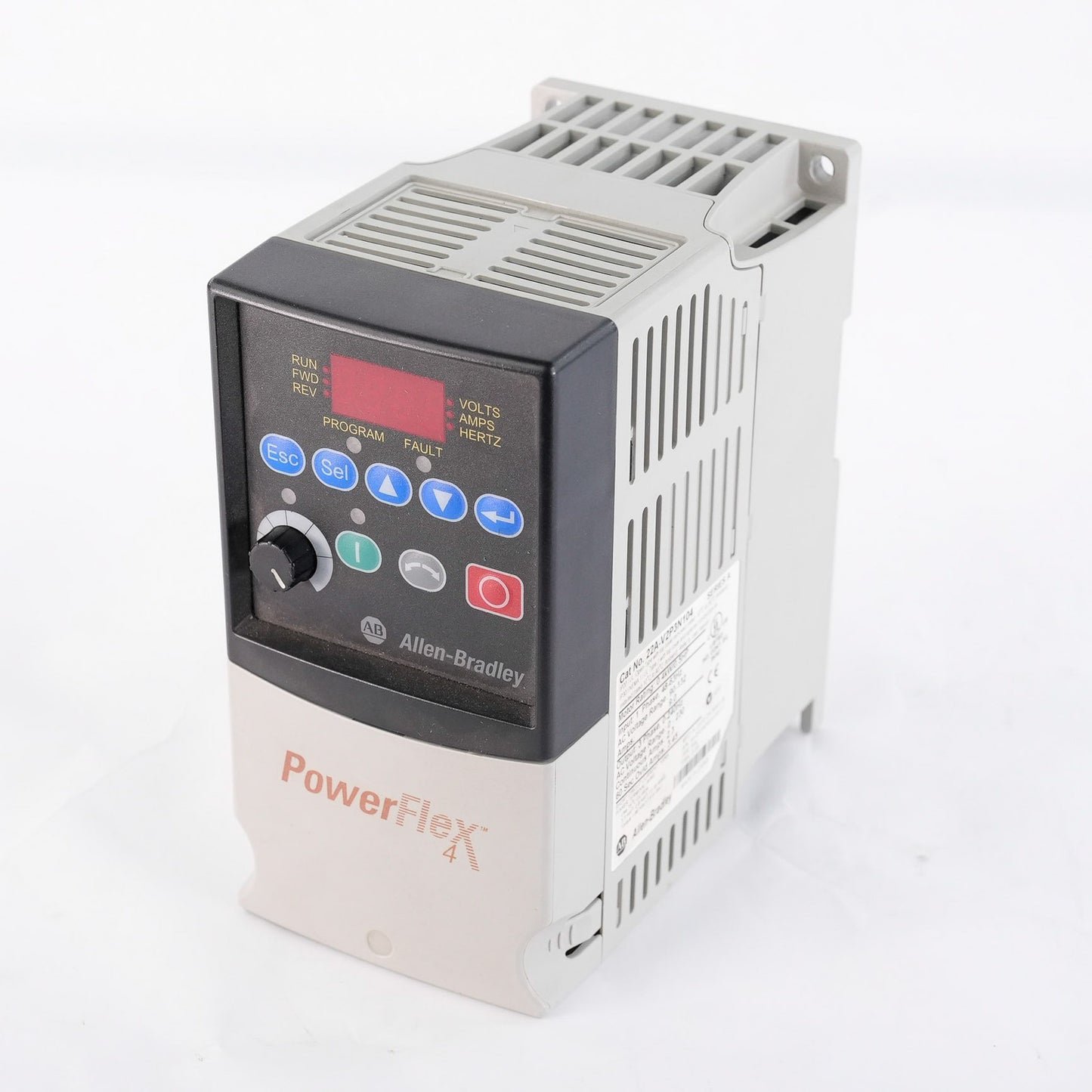 Allen Bradley 22A-V2P3N104 /A PowerFlex 4 AC Drive 0.4kW 0.5HP 22AV2P3N104