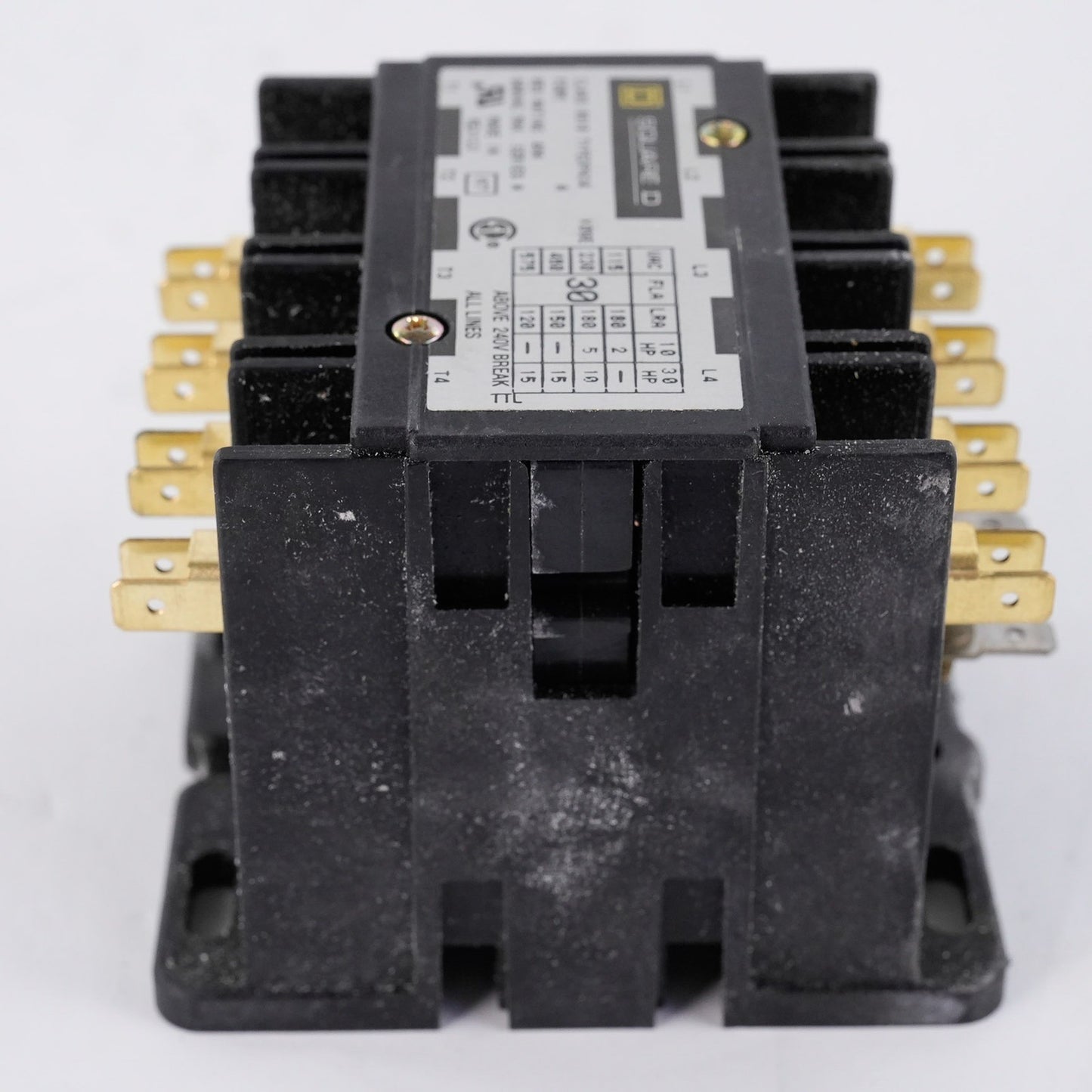 Square D 8910 DPA34V02 Definite Purpose Contactor Form A 40A 600VAC - Open Box