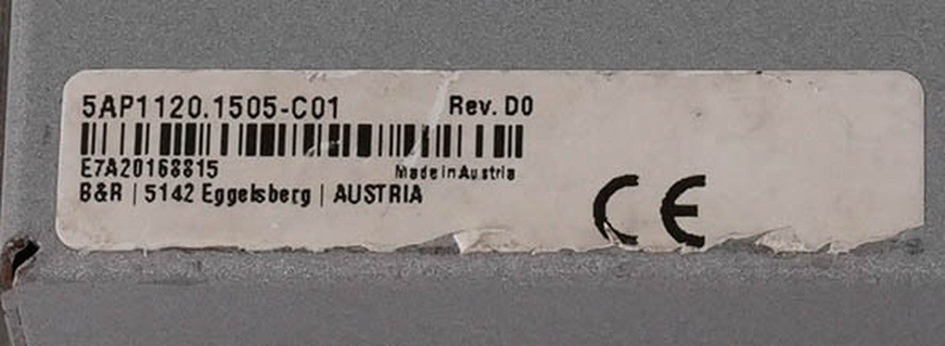 B&R Automation 5AP1120.1505-C01 Automation Panel 15.0in (needs logic module PN)