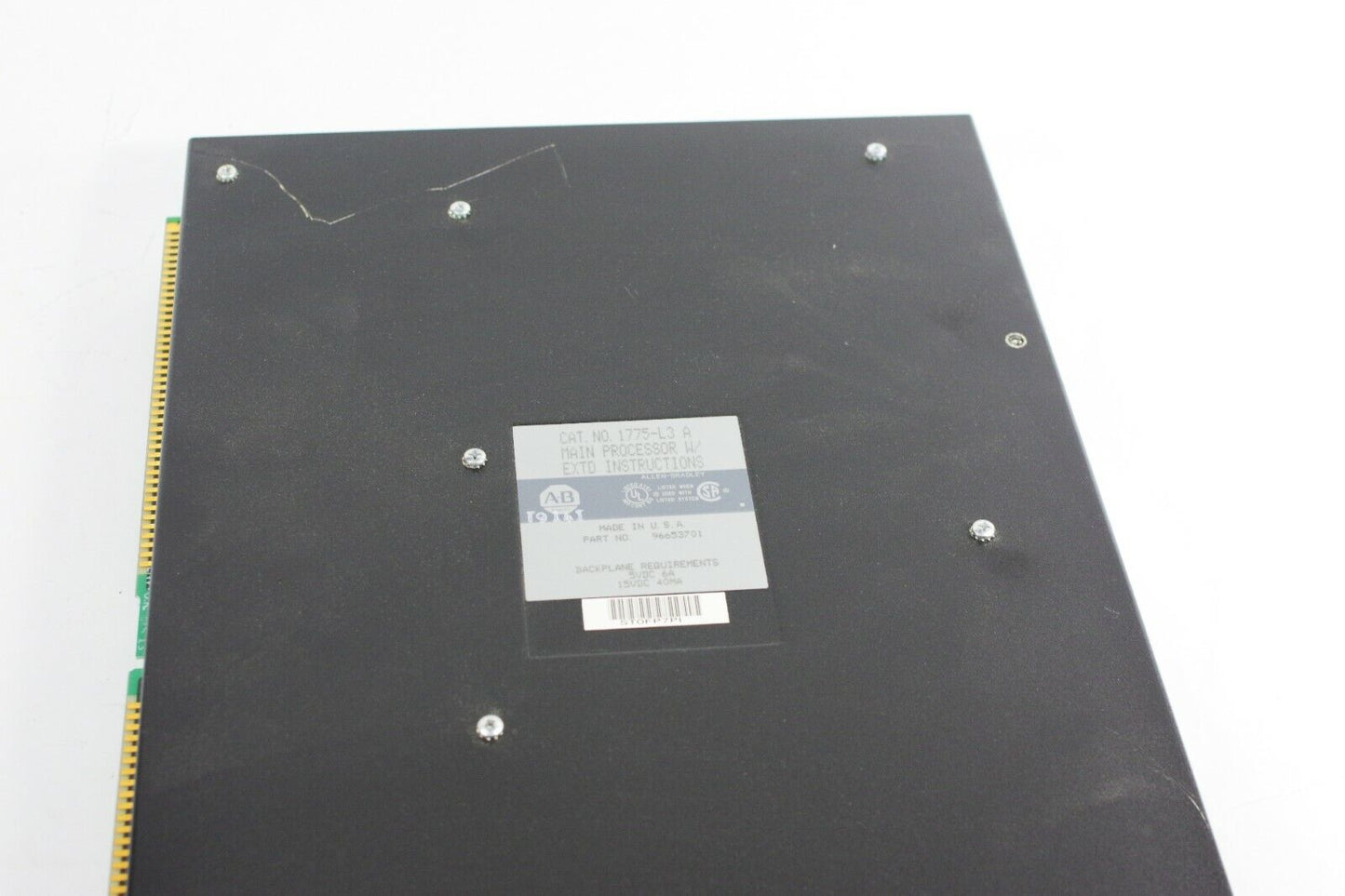 Allen Bradley Main Processor Module # 1775-L3 A Used, WARRANTY