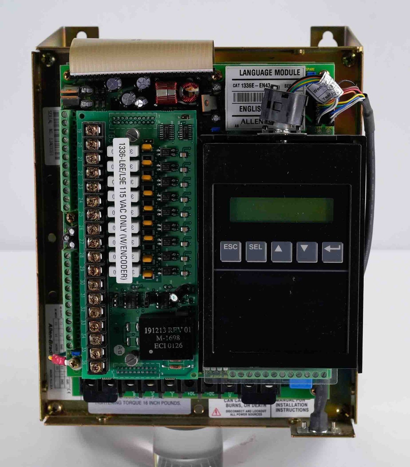 Allen Bradley 1336E-BRF50-AN-EN-HAP-L9E /D Bulletin 1336E Impact AC Drive