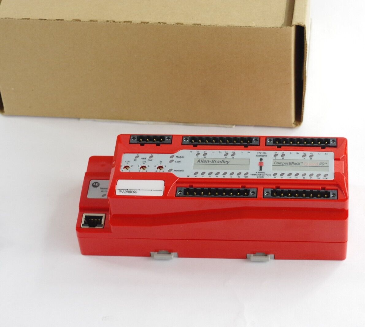 Allen Bradley 1791ES-IB8XOBV4 Guard 16 Pt Digital I/O Ser A 1791ES - Open Box