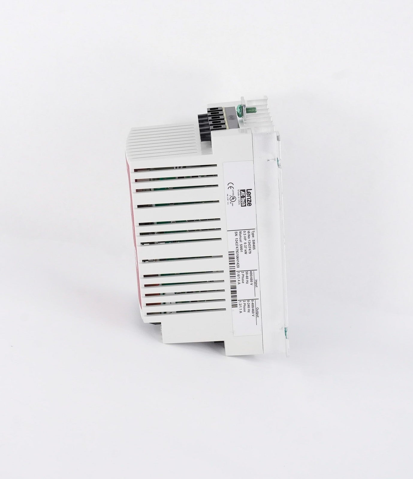 Lenze AC Tech SM405 Inverter Drive 0.5HP 0.37kW 480V 3-Phase 50/60Hz