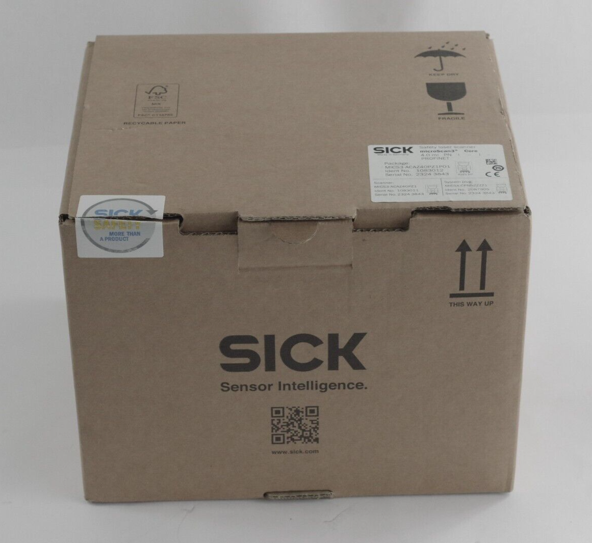 Sick MICS3-ACAZ40PZ1P01 1083012 Safe Laser Scanner / MICS3-ACAZ40PZ1