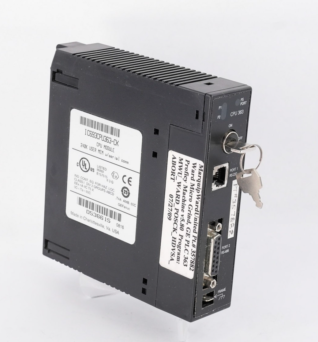 GE FANUC IC693CPU363-CK CPU Module 240K User Mem w/ Serial Comm. IC693CPU363CK