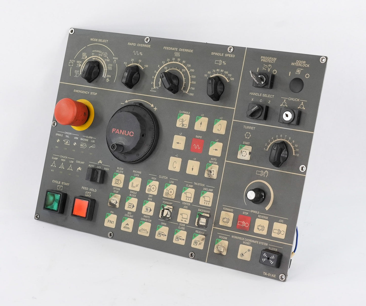 FANUC A860-0203-T001 Manual Pulse Generator + Operator Panel A8600203T001