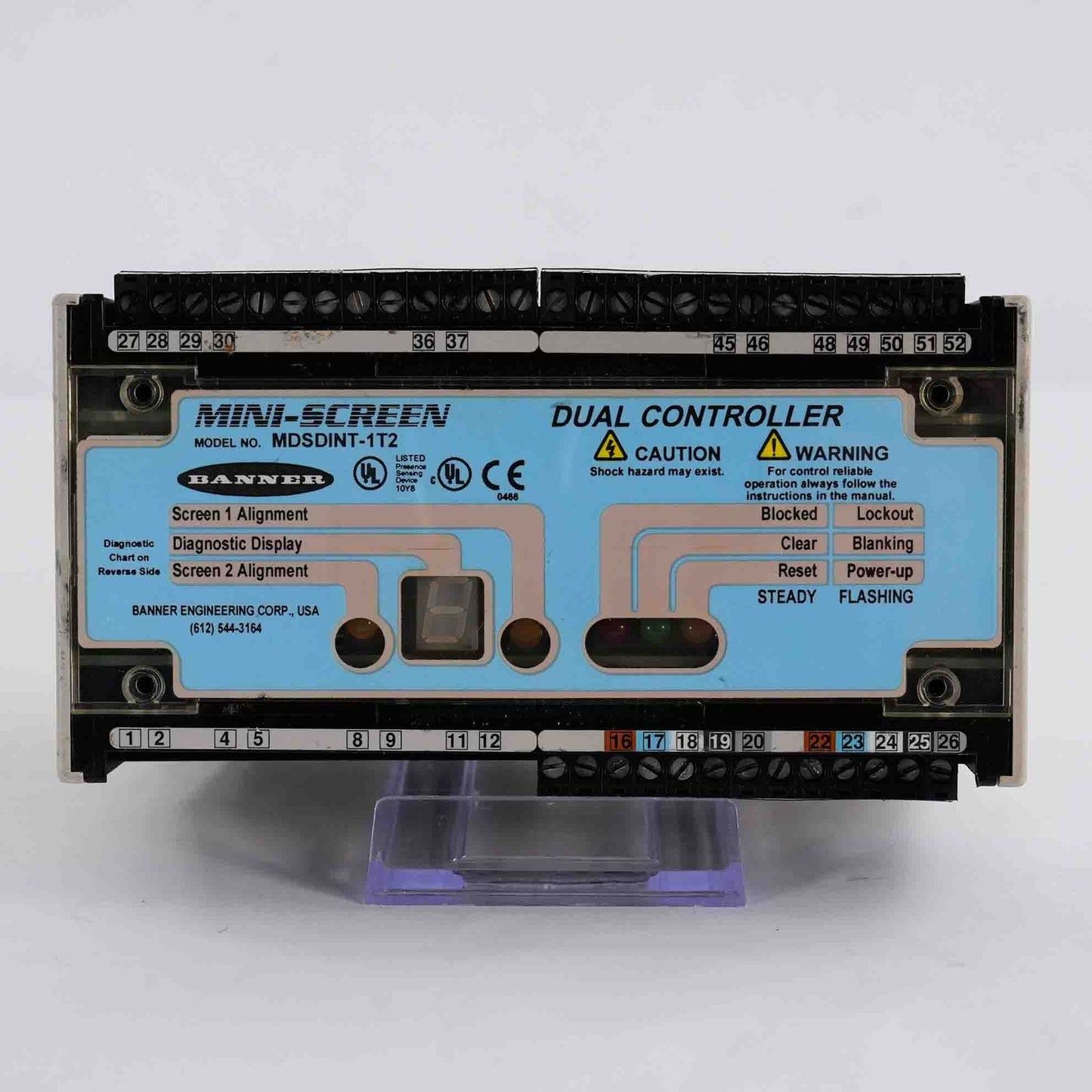 Banner MDSDINT-1T2 Mini-Screen Dual Controller Module MDSDINT1T2