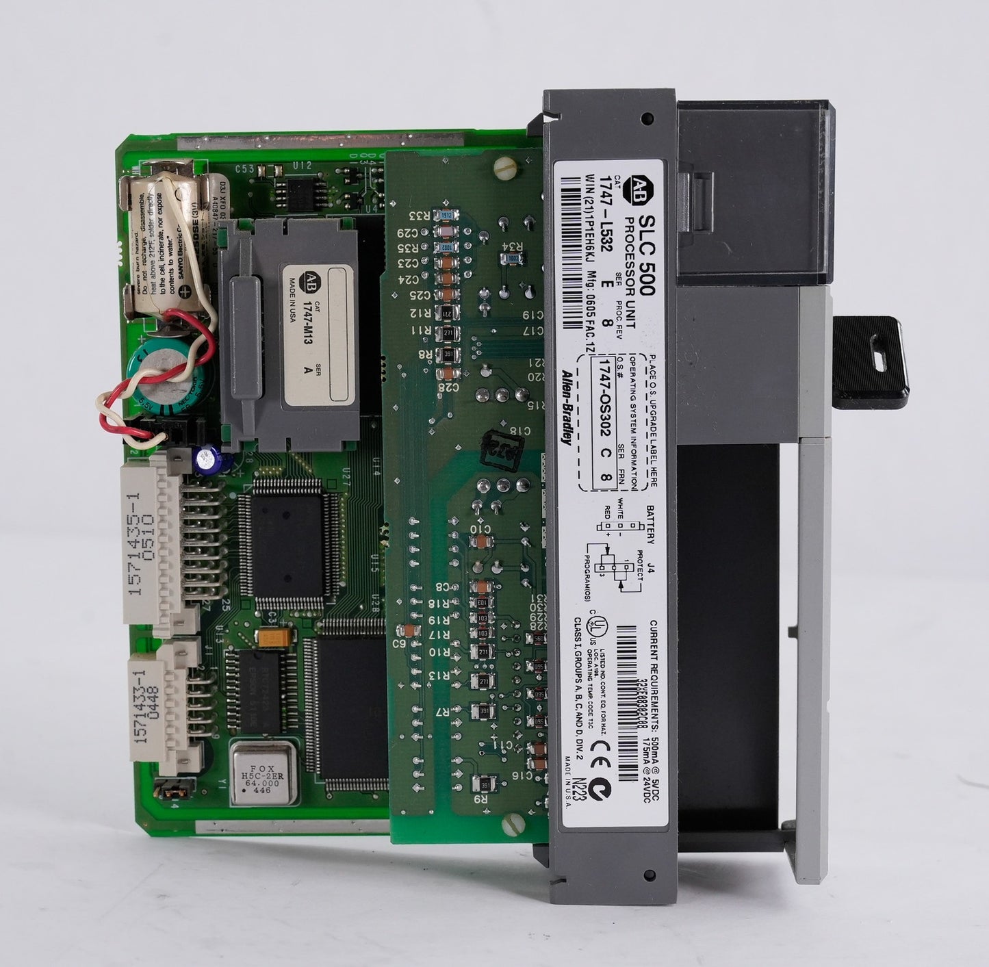 Allen Bradley 1747-L532 /E SLC 500 5/03 CPU Processor Controller + Key 1747L532