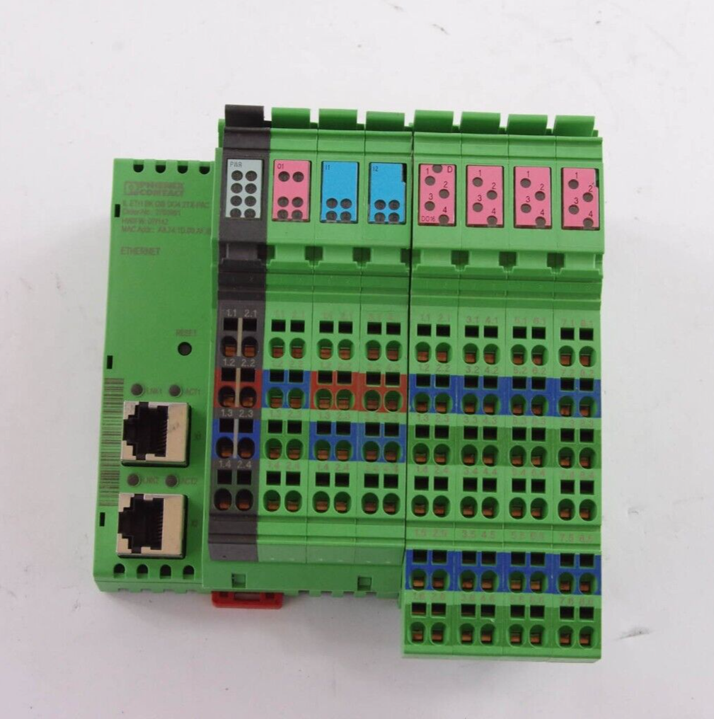 Phoenix Contact IL ETH BK DI8 DO4 2TX-PAC / ILETHBKDI8DO42TX-PAC Bus Coupler