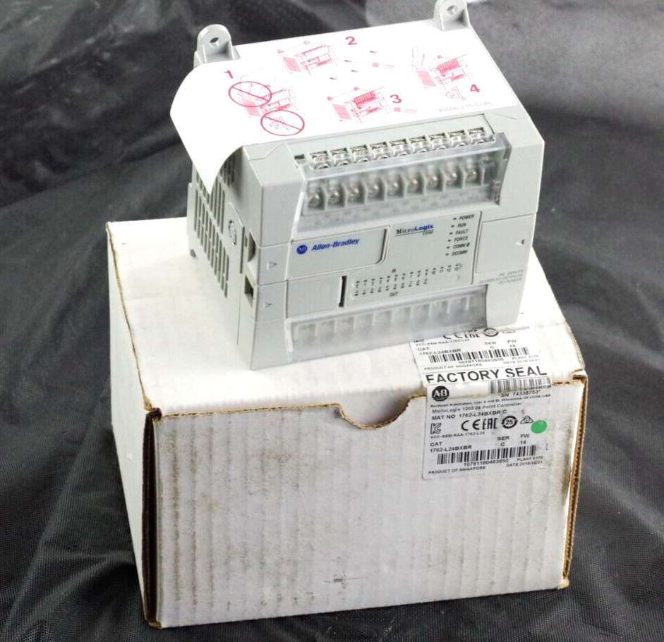 Allen Bradley 1762-L24BXBR Ser C FW 14 MicroLogix 1200 Controller