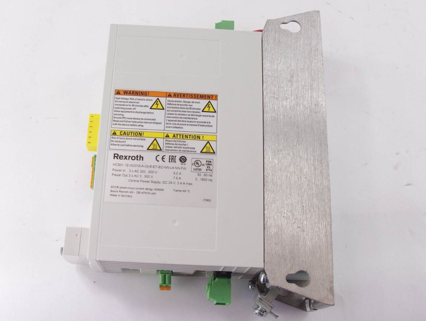 REXROTH IndraDrive Cs HCS01.1E-W0018-A-03-B-ET-EC-NN-L4-NN-FW Servo Drive