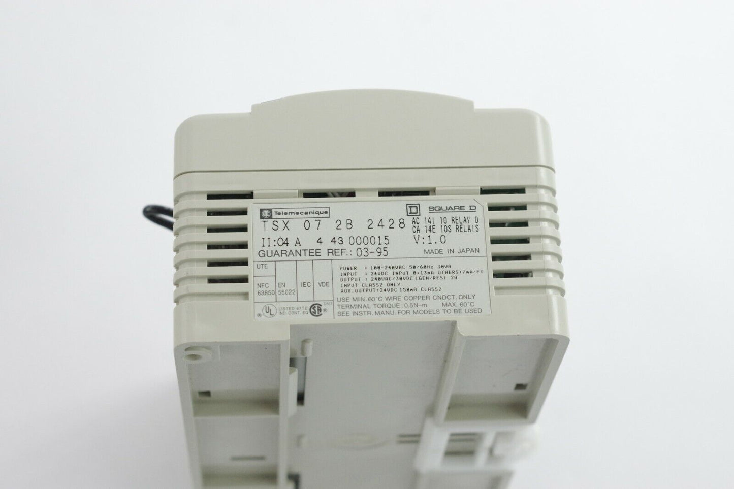 Telemecanique TSX07 PLC SCHNEIDER ELECTRIC TSX-07-2B-2428 TSX072B2428 - Lite Use