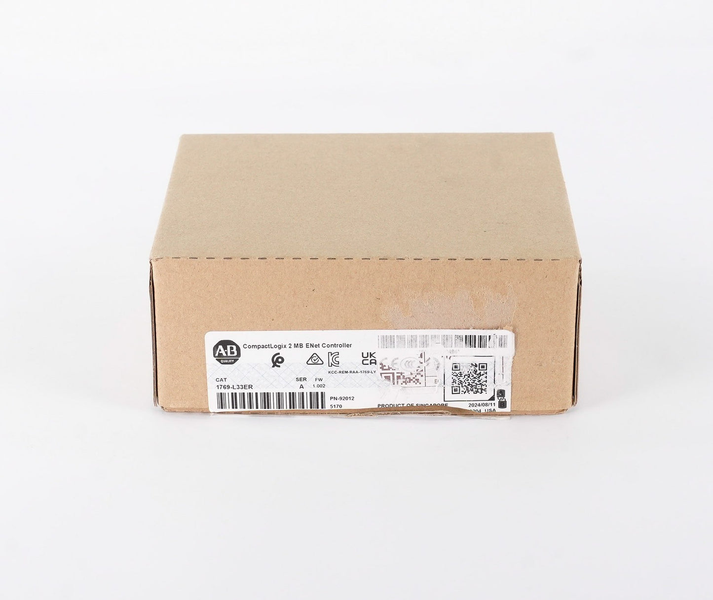 Allen Bradley 1769-L33ER /A CompactLogix 5370 Controller 2MB ENet - Open Box