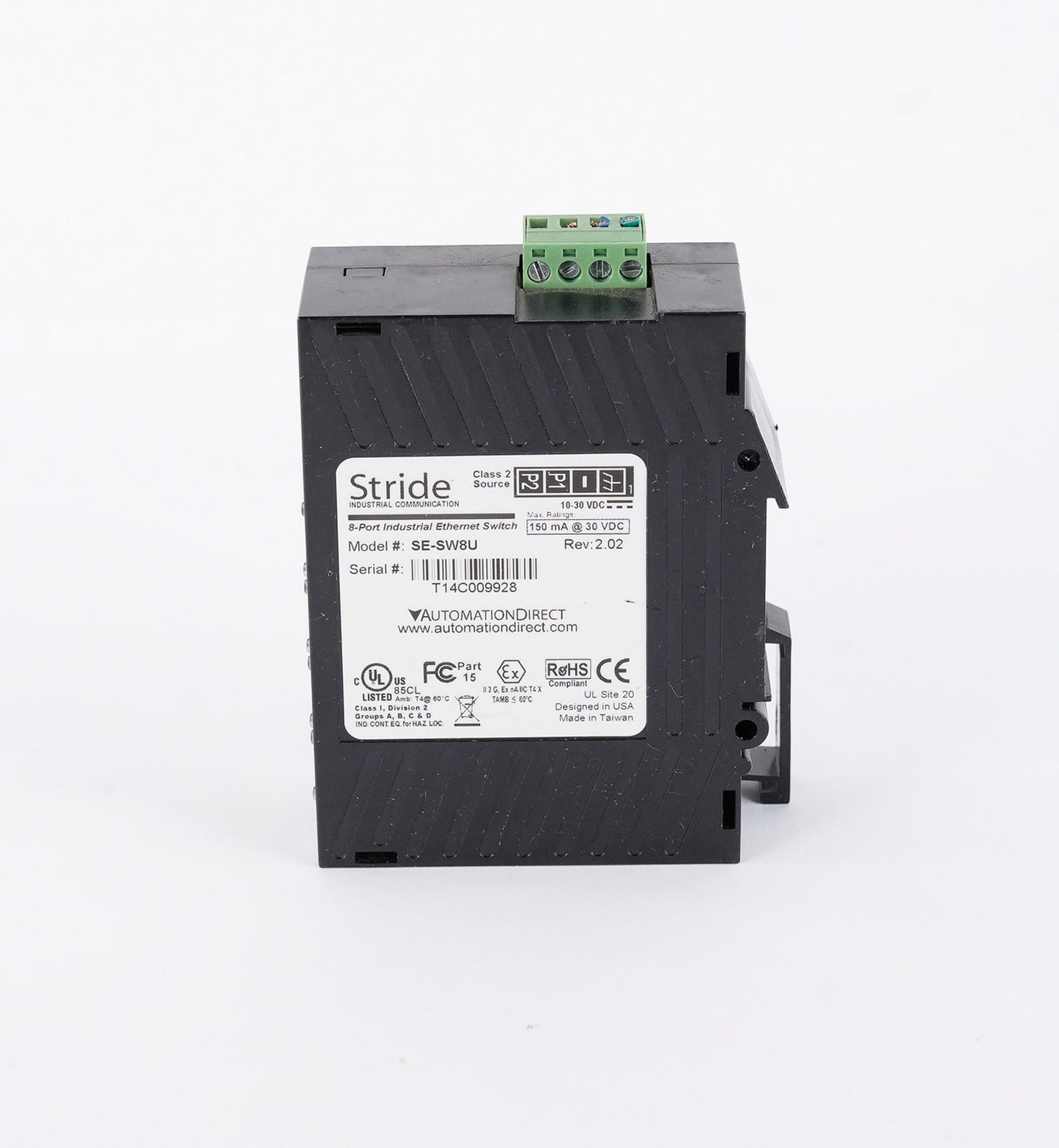 AutomationDirect Stride SE-SW8U 8-Port Industrial Ethernet Switch SESW8U