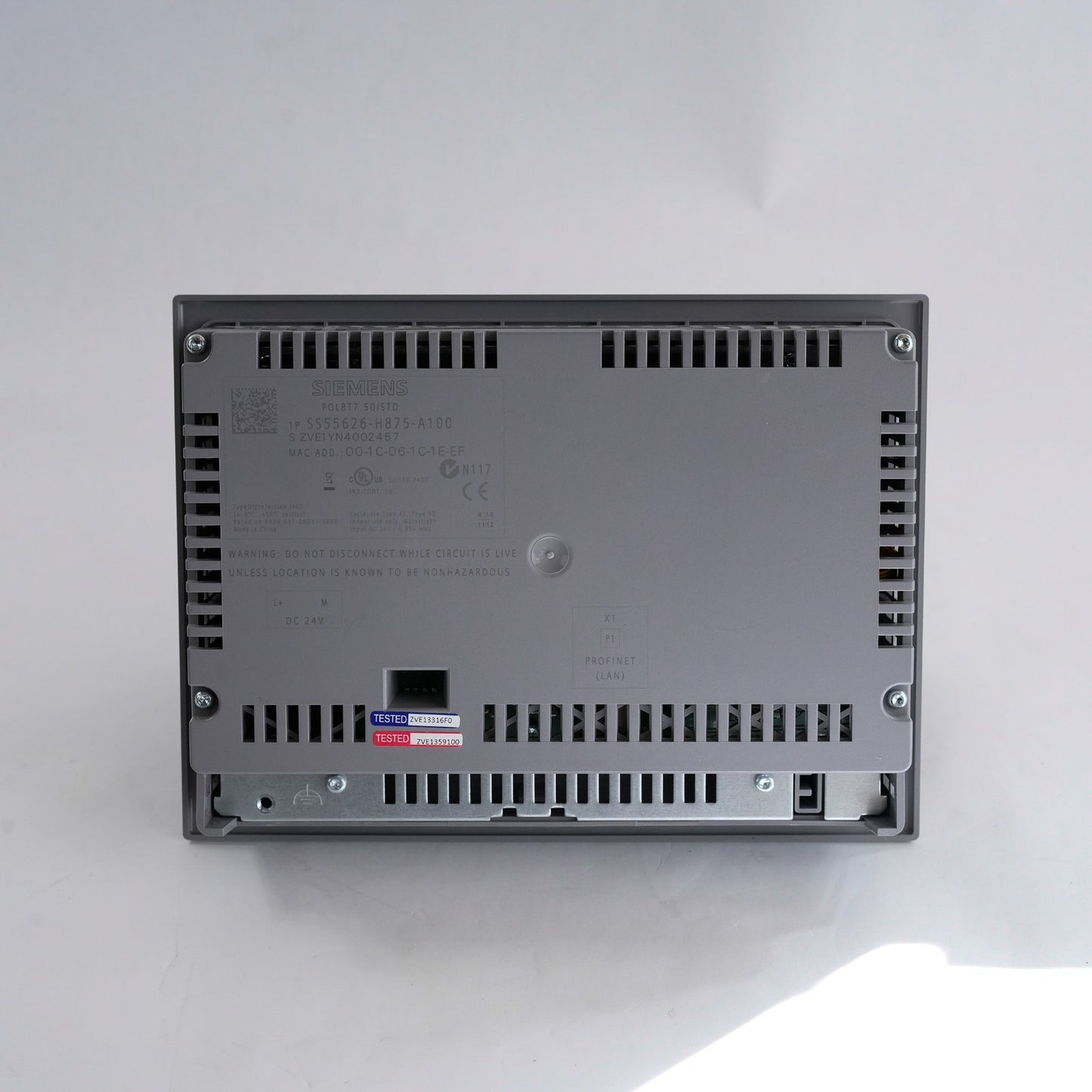 Siemens POL8T7.50/STD Touch Panel Display SS55626-H875-A100 DC 24V