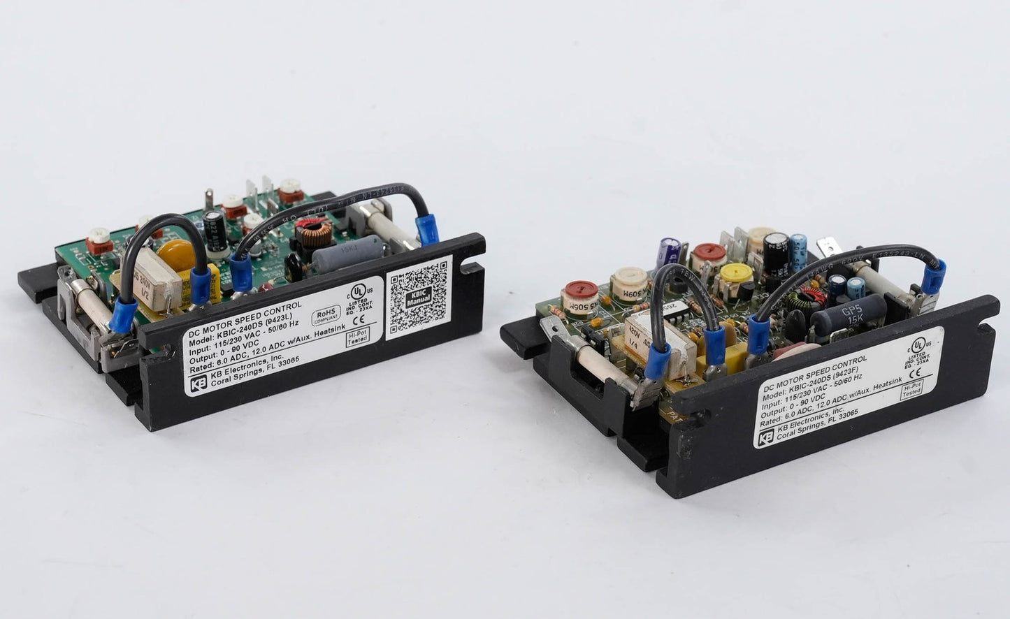 KB Electronics KBIC-240DS (9423L) DC Motor Speed Control 1/50-2 HP KBIC240DS