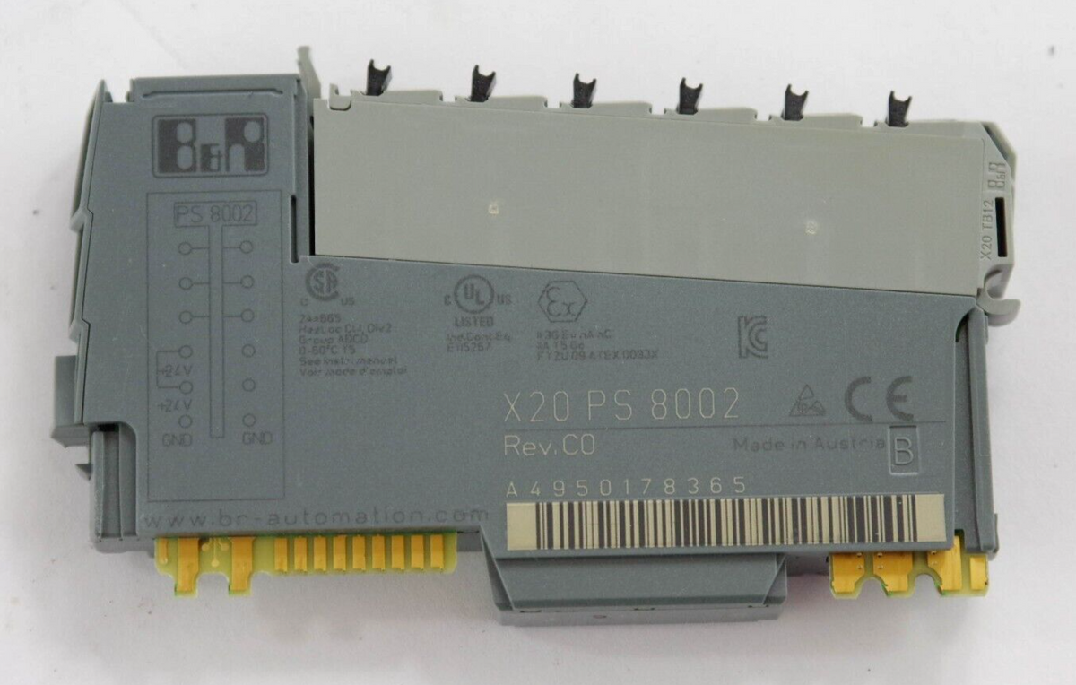 Module Base 8002 B&R Automation X20 PS 8002 / X20PS8002 Power Supply Module – NJT Automation