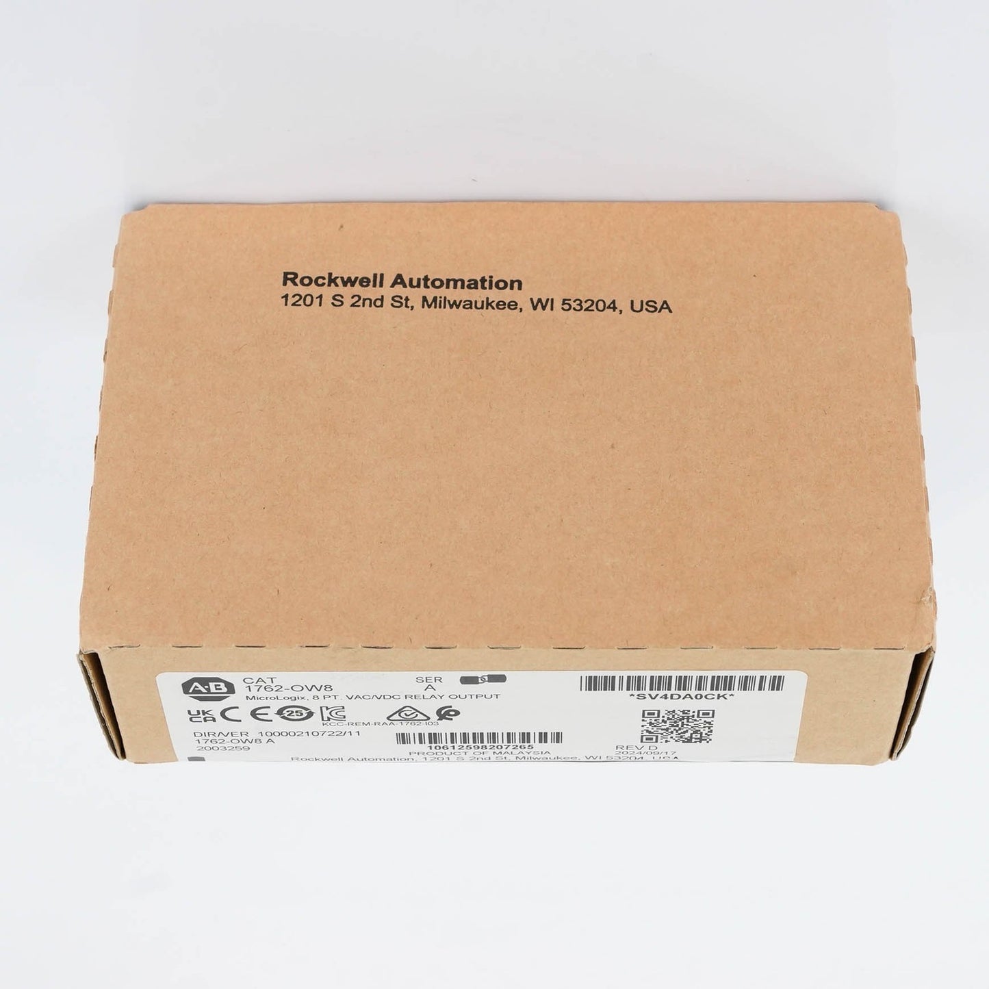 Allen Bradley 1762-OW8 MicroLogix 8 Point Relay Output Module 1762OW8 5-265 VAC