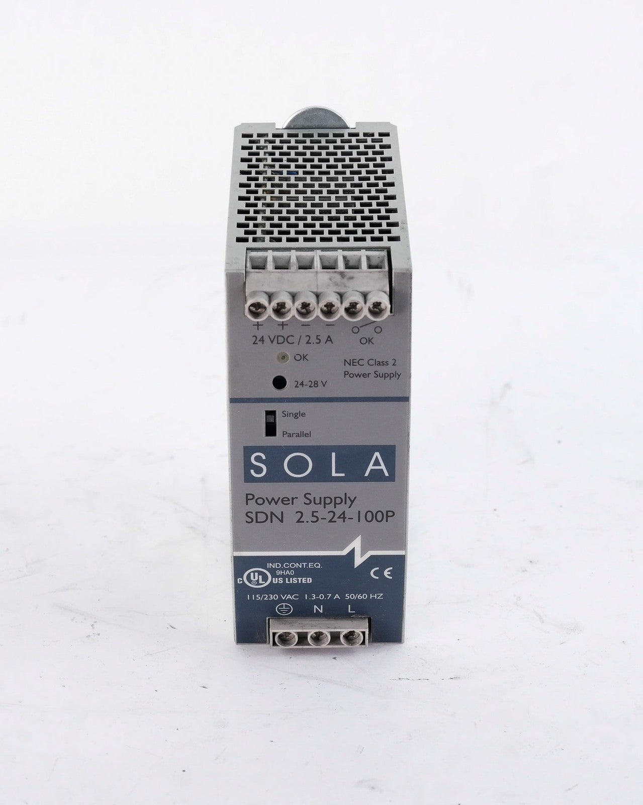 Sola SDN 2.5-24-100P Power Supply 24VDC / 2.5A 2524100P